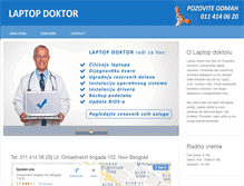 Tablet Screenshot of laptopdoktor.com